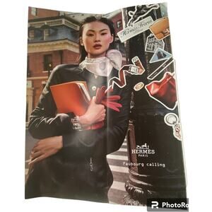 Hermes and Hinkley Print Ad Campaign Spring 2024 8x10 Frame Ready Original